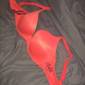 Pink Victoria secret bra